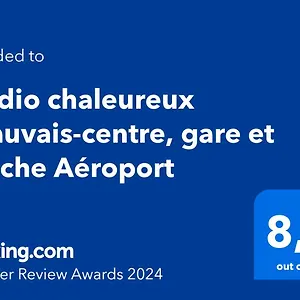 Chaleureux Beauvais-centre, Gare Et Proche Aéroport Apartamento
